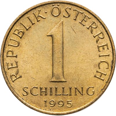 купить Австрия 1 шиллинг (shilling) 1995