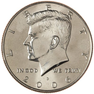 купить США 50 центов (1/2 доллара, half dollar) 2006 D Kennedy Half Dollar (Кеннеди) знак монетного двора "D" - Денвер