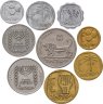 Купить Израиль набор 9 монет от 1 агоры до 5 лир 1963-1979
