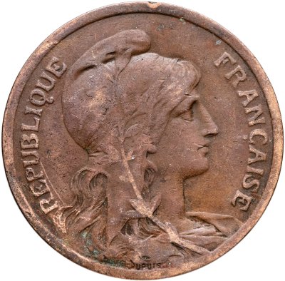 купить Франция 10 сантимов (centimes) 1917
