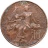 Купить Франция 10 сантимов (centimes) 1917