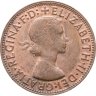 Купить Австралия 1 пенни (penny) 1964 Точка после "PENNY." - Монетный двор Перта