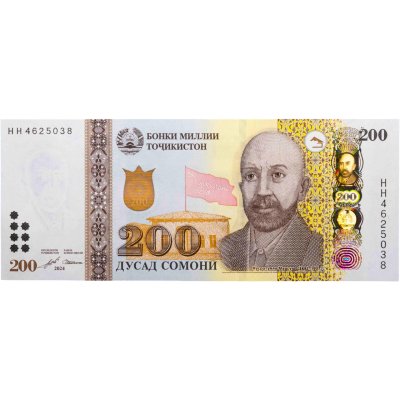 купить Таджикистан 200 сомони 2024 года "Нусратулло Махсум"