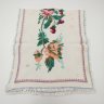 Купить Салфетка-дорожка с цветочным мотивом, ткань, машинное ткачество, ручная вышивка крестом, Россия, 1920-1940 гг.