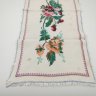 Купить Салфетка-дорожка с цветочным мотивом, ткань, машинное ткачество, ручная вышивка крестом, Россия, 1920-1940 гг.
