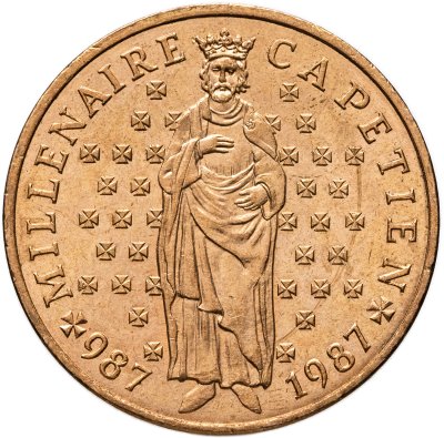купить Франция 10 франков (francs) 1987 "Тысячелетие династии Капетингов"