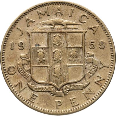 купить Ямайка 1 пенни (penny) 1959