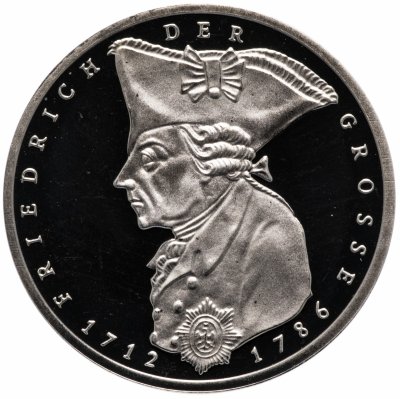 купить ФРГ Германия 5 марок (mark) 1986 "Фридрих II Великий, 200 лет со дня смерти", F