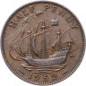 Купить Великобритания 1/2 пенни (penny) 1952