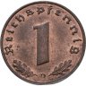 Купить Германия (Третий рейх) 1 рейхспфенниг (reichspfennig) 1937 D, в слабе Монетник.ру MS64
