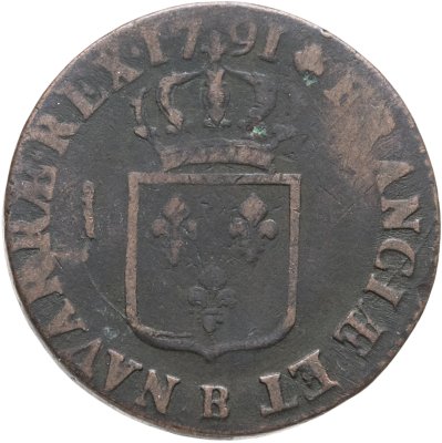купить Франция 1 соль 1791