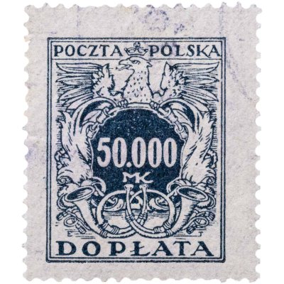 купить Польша марка 50000 МК 1923