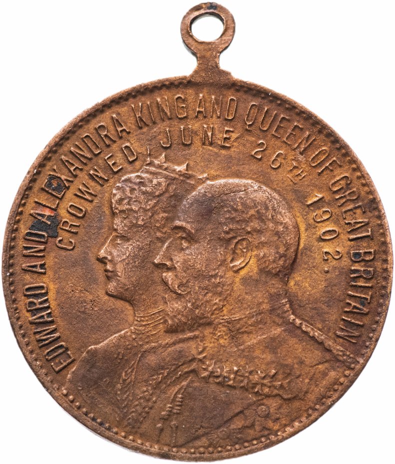 купить Медаль "Коронация Эдуарда VII. Порт Гринок" Великобритания