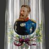 Купить Кружка пивная с портретом Альфонса Франке (Alfons Franke), стекло, роспись, гранение, резьба, олово, Германия, 1890-1930 гг.