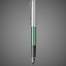 Купить Перьевая ручка Parker Sonnet Essentials Green SB Steel CT, перо: F, цвет чернил black, в подарочной упаковке., Металлы: нержавеющая сталь, палладий, пластик, 2026 г.