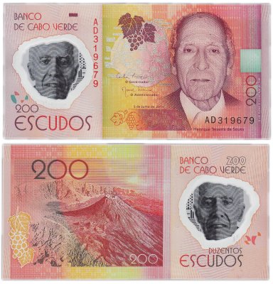 купить Кабо-Верде 200 эскудо 2014 "Вулкан Пико до Фого" [Pick 71] полимер