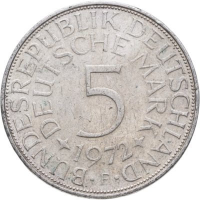 купить Германия 5 марок (mark) 1972