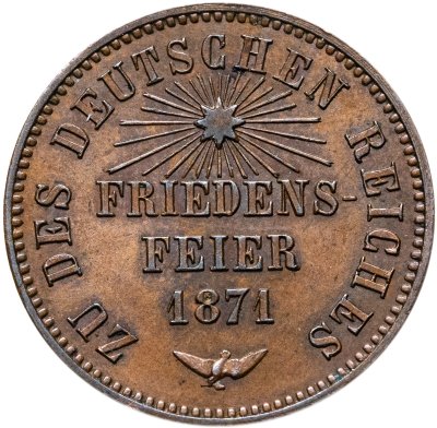 купить Германия, Баден 1 крейцер 1871 "Победа в войне с Францией"