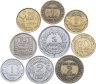 Купить Франция набор и 9 монет 1, 2, 5, 10, 20 франков 1922-1967