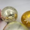 Купить Набор из 8-ми ёлочных игрушек шарообразной формы, стекло, роспись, СССР, 1960-1980 гг.