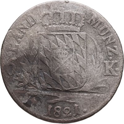 купить Бавария 6 крейцеров 1821