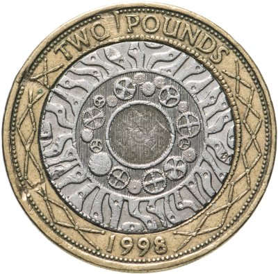 купить Великобритания 2 фунта (pounds) 1998