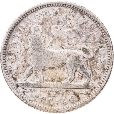 купить Эфиопия 1/4 быра (birr) 1903