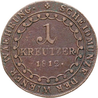купить Австрия 1 крейцер 1812