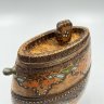Купить Бочонок подарочный с абстрактным декором, дерево, роспись, резьба, Болгария, 2000 г.