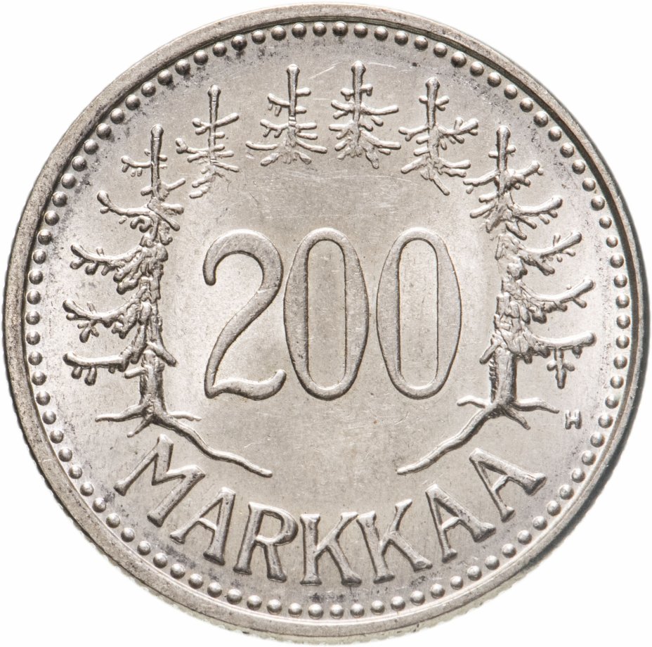 купить Финляндия 200 марок (markkaa) 1956-1958, случайный год