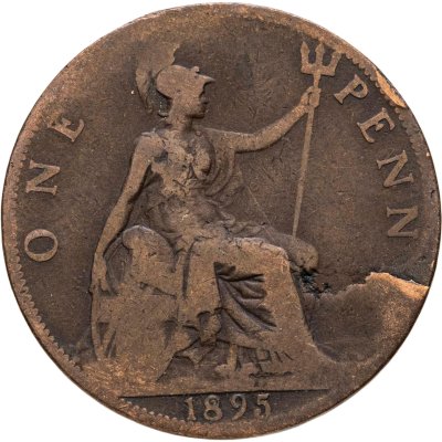 купить Великобритания 1 пенни (penny) 1895