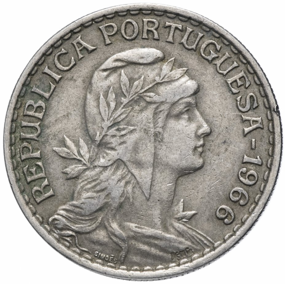 купить Португалия 1 эскудо (escudo) 1966