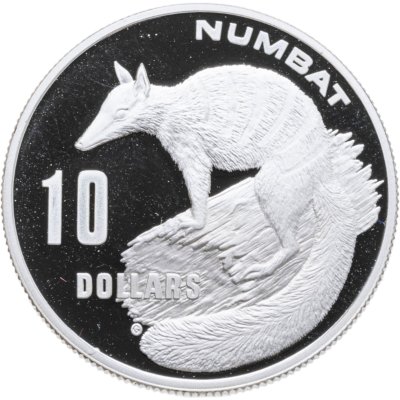 Купить Австралия 10 долларов (dollars) 1995 Сумчатый муравьед