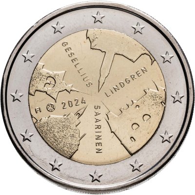 купить Финляндия 2 евро (euro) 2024 "Архитектурная фирма Геселлиус-Линдгрен-Сааринен"