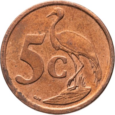 купить ЮАР 5 центов (cents) 2010