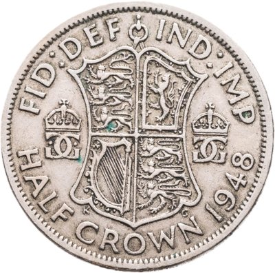 купить Великобритания 1/2 кроны (crown) 1948