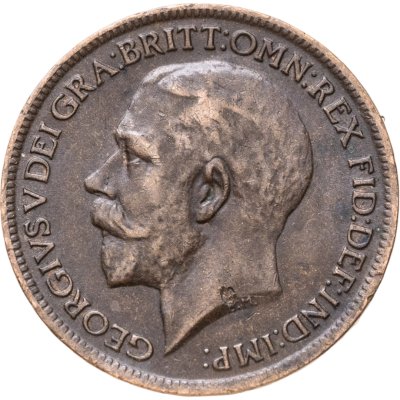 купить Великобритания 1 фартинг (farthing) 1918