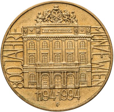 купить Австрия 20 шиллингов (shillings) 1994 "800 лет Австрийскому монетному двору"