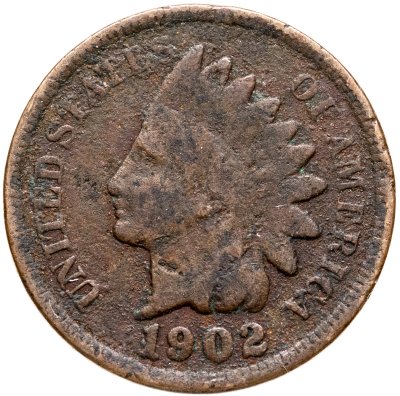 купить США 1 цент (cent) 1902 Indian Head Cent