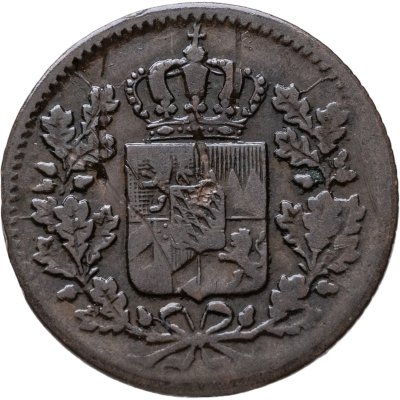купить Германия, Бавария 1 пфенниг 1853