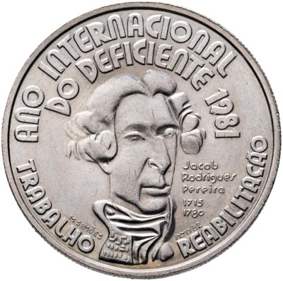 купить Португалия 100 эскудо (escudos) 1982 Международный год инвалидов