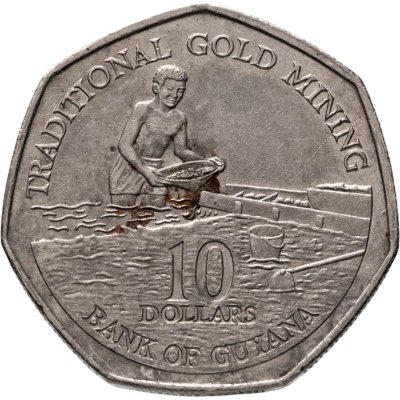 купить Гайана 10 долларов (dollars) 1996