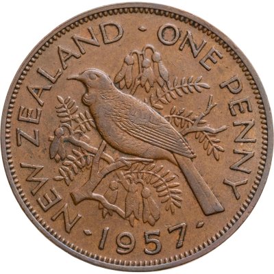 купить Новая Зеландия 1 пенни (penny) 1957