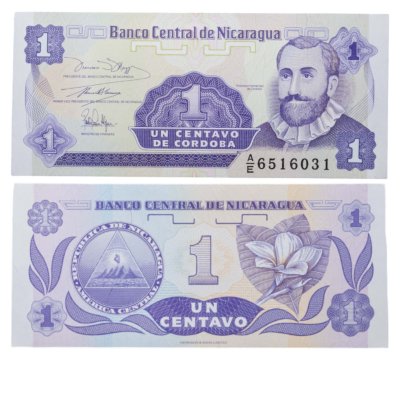 купить Никарагуа 1 сентаво 1991 года P-167