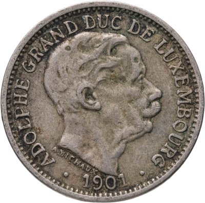 купить Люксембург 10 сантимов (centimes) 1901