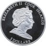 Купить Острова Кука 5 долларов 2009  "Джордж Гордон Мид" с сертификатом