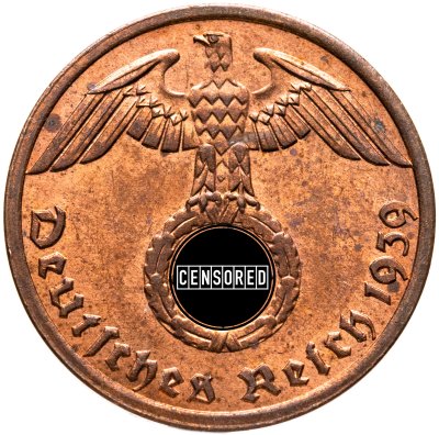 купить Германия, Третий рейх 1 рейхспфенниг (reichspfennig) 1939 А