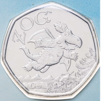 купить Великобритания 50 пенсов 2025 "15 лет Зогу" в коинкарте