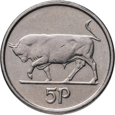 купить Ирландия 5 пенсов (pence) 1993