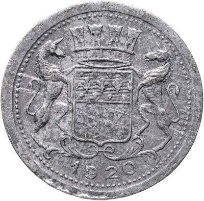 купить Франция, Коммуна Амьен, нотгельд 10 сантимов 1920